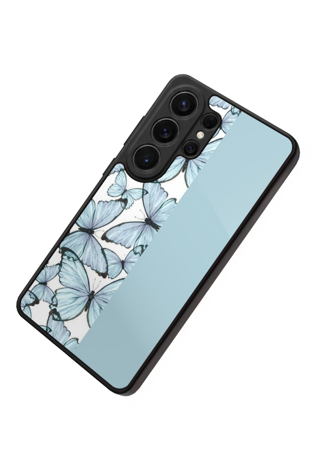 Samsung Galaxy S26 Ultra Uyumlu Kelebek Tasarımlı Glossy Premium Kılıf