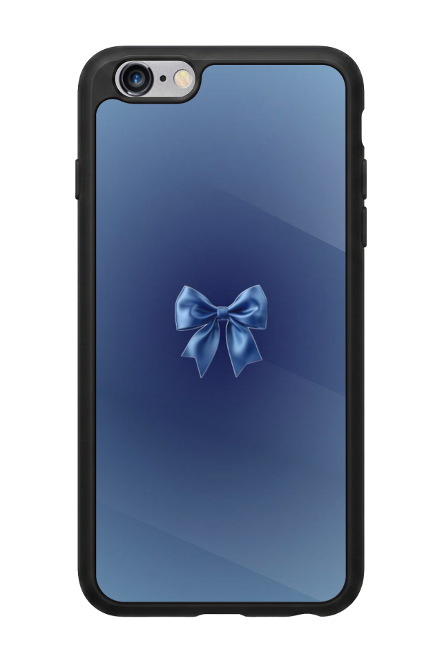 iPhone 6s Plus Uyumlu Kurdele Tasarımlı Glossy Premium Kılıf