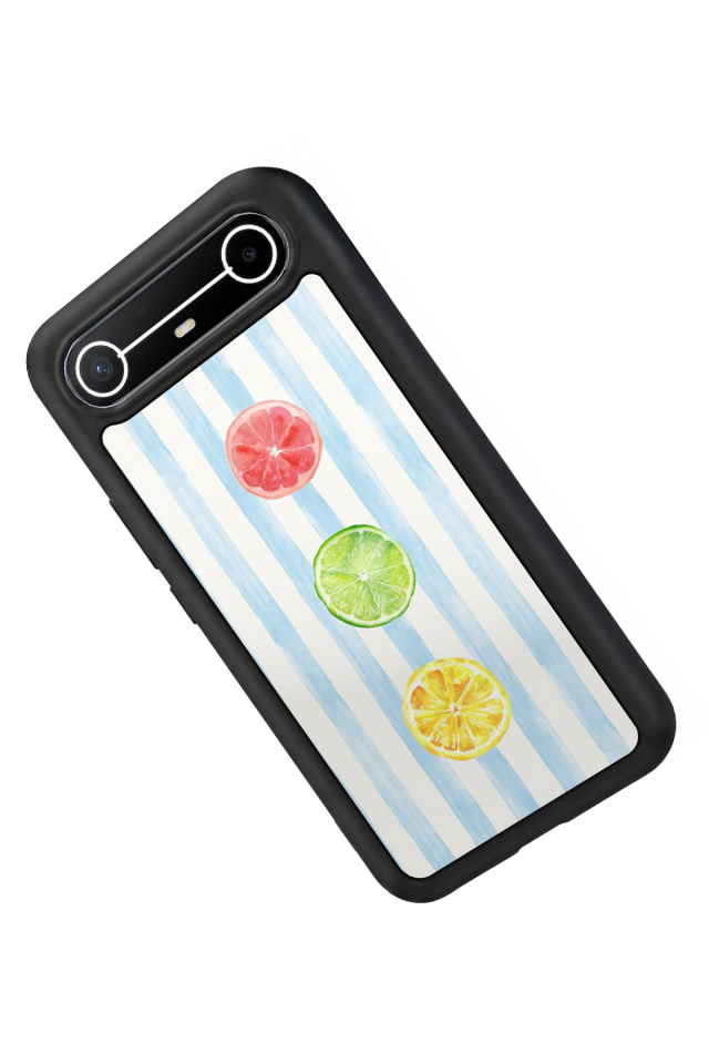 Tecno Spark Slim 5G Uyumlu Limon Tasarımlı Glossy Premium Kılıf
