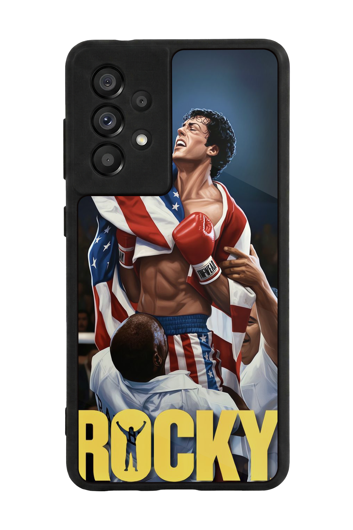 Samsung Galaxy A73 Uyumlu Rocky Tasarımlı Glossy Premium Kılıf