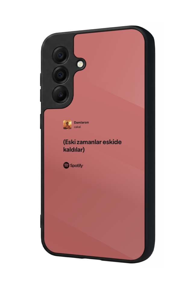 Samsung Galaxy A17 Uyumlu Sarki Sozleri Tasarımlı Glossy Premium Kılıf
