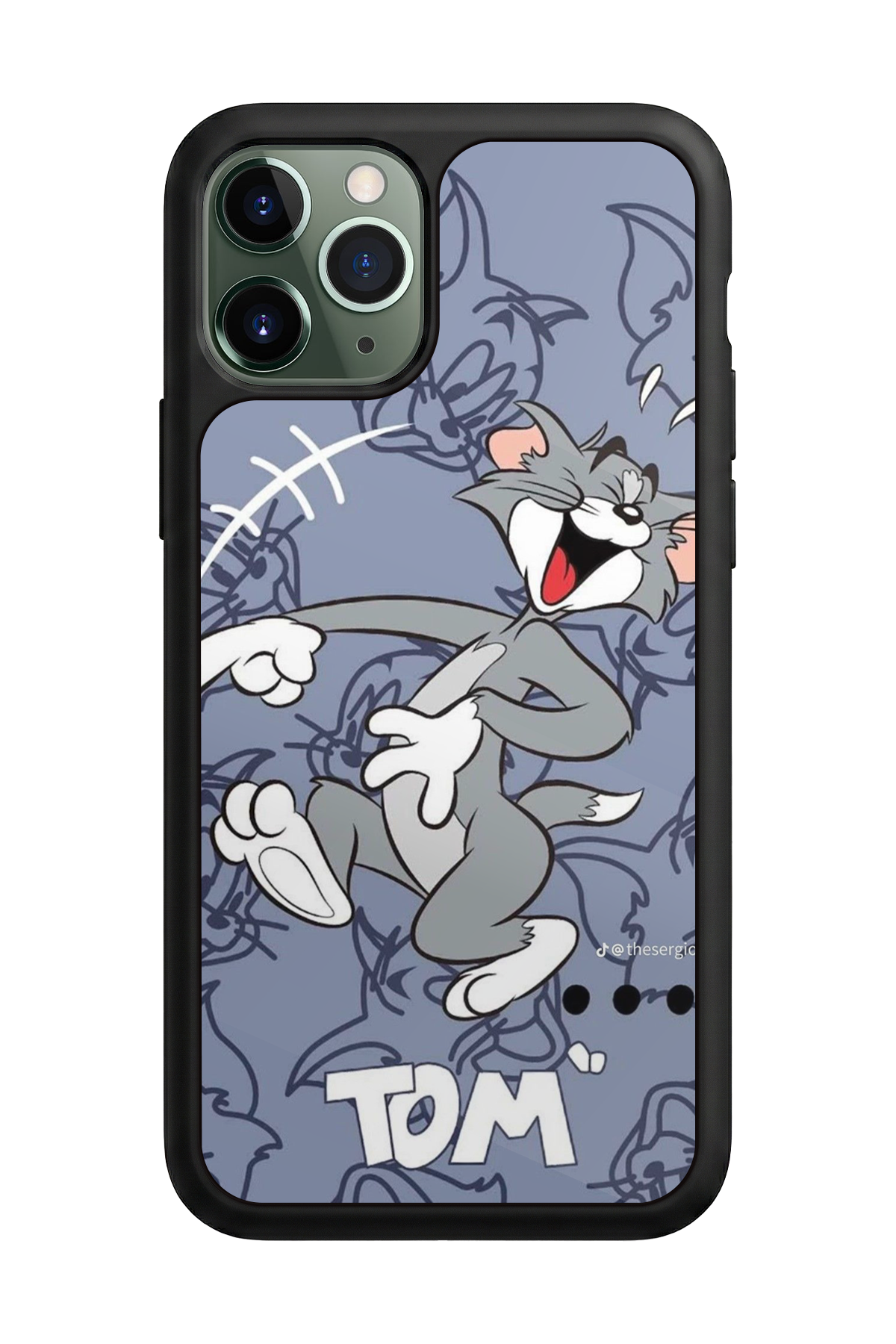 iPhone 11 Pro Uyumlu Tom And Jerry Tasarımlı Glossy Premium Kılıf
