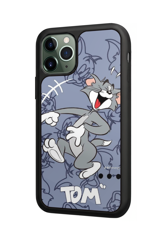 iPhone 11 Pro Uyumlu Tom And Jerry Tasarımlı Glossy Premium Kılıf