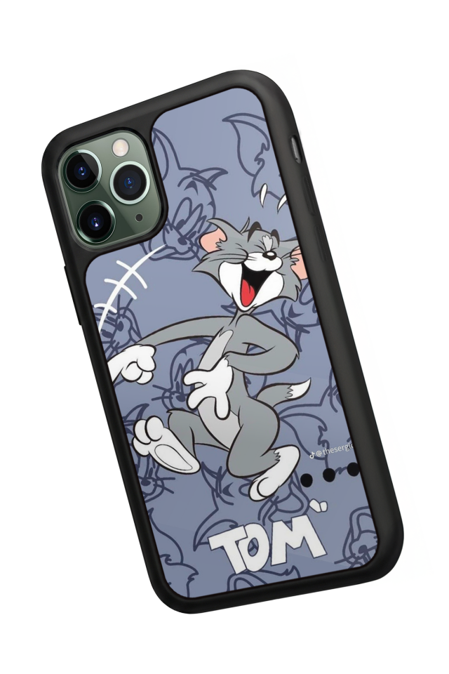 iPhone 11 Pro Uyumlu Tom And Jerry Tasarımlı Glossy Premium Kılıf