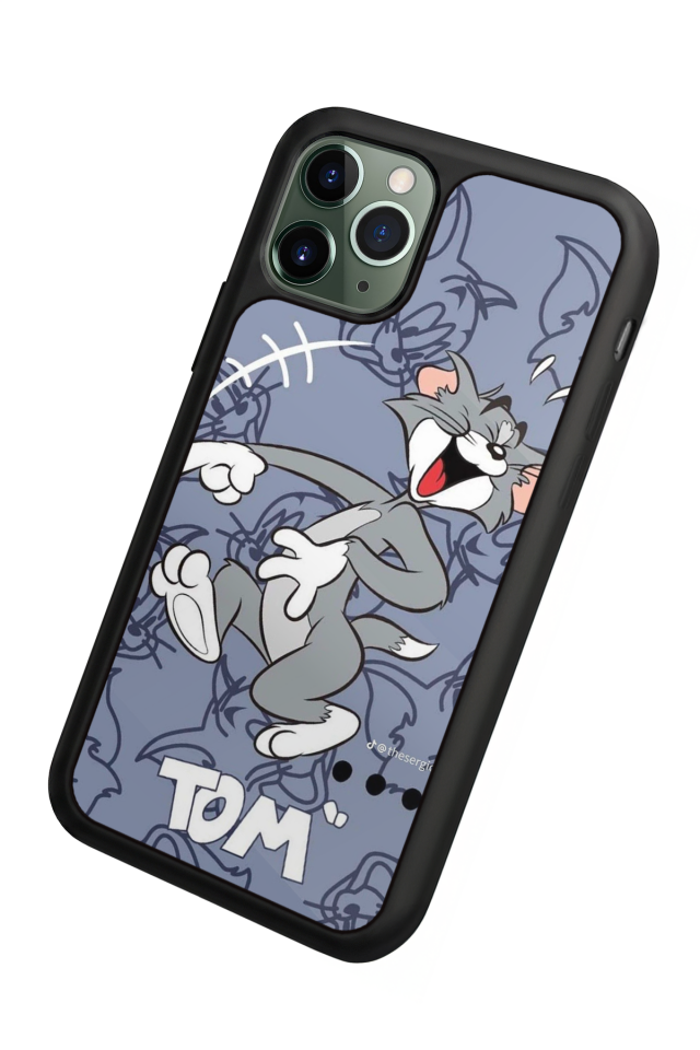iPhone 11 Pro Uyumlu Tom And Jerry Tasarımlı Glossy Premium Kılıf