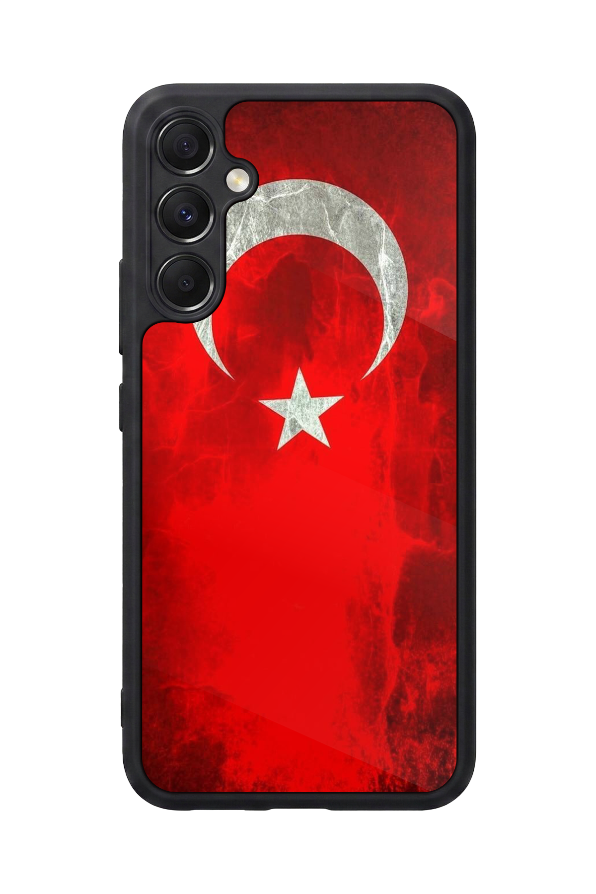 Samsung Galaxy A34 Uyumlu Türk Bayragi Tasarımlı Glossy Premium Kılıf