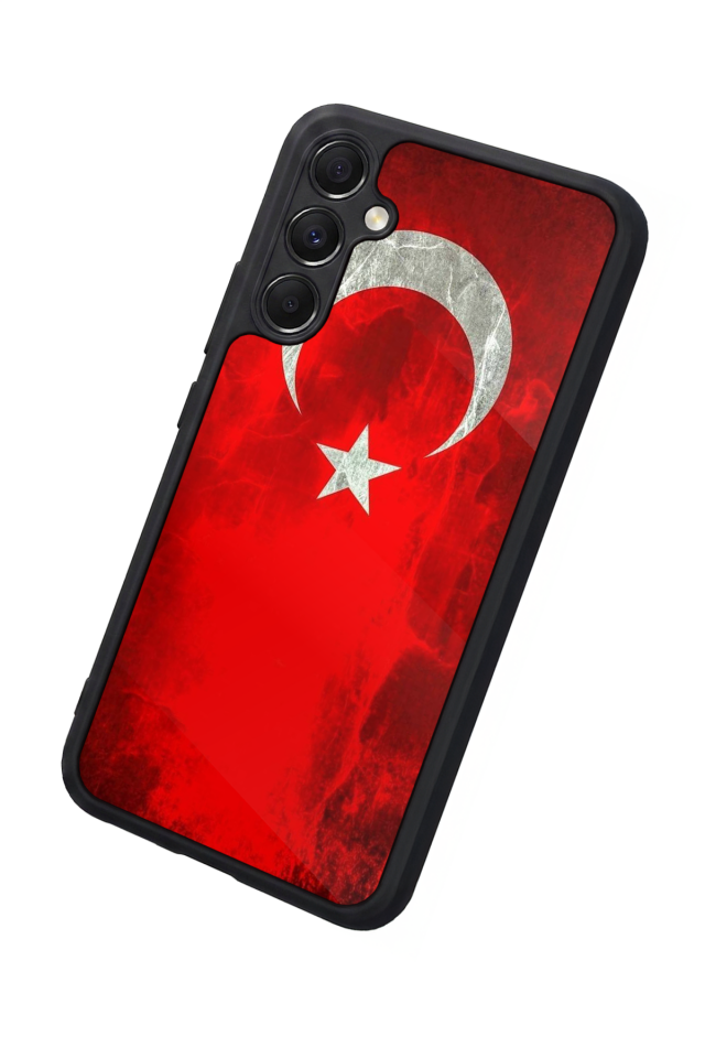 Samsung Galaxy A34 Uyumlu Türk Bayragi Tasarımlı Glossy Premium Kılıf