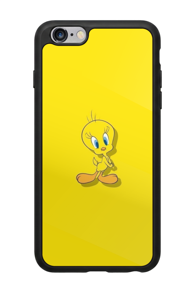 iPhone 6 Plus Uyumlu Tweety Tasarımlı Glossy Premium Kılıf