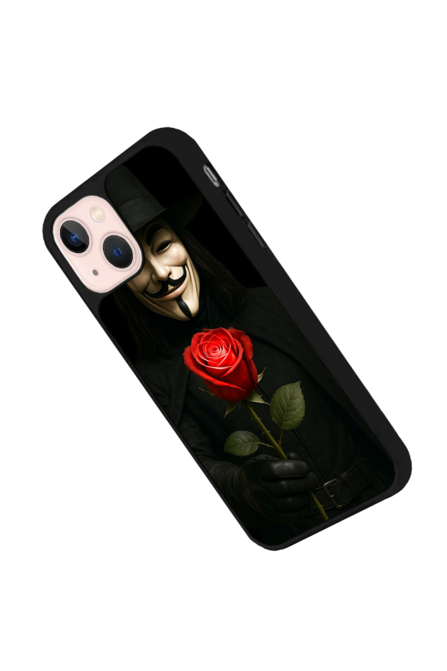 iPhone 14 Plus Uyumlu Vendetta Tasarımlı Glossy Premium Kılıf