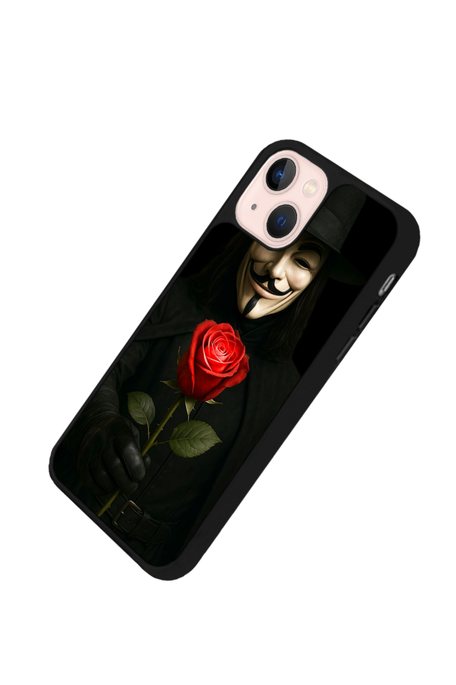 iPhone 14 Plus Uyumlu Vendetta Tasarımlı Glossy Premium Kılıf