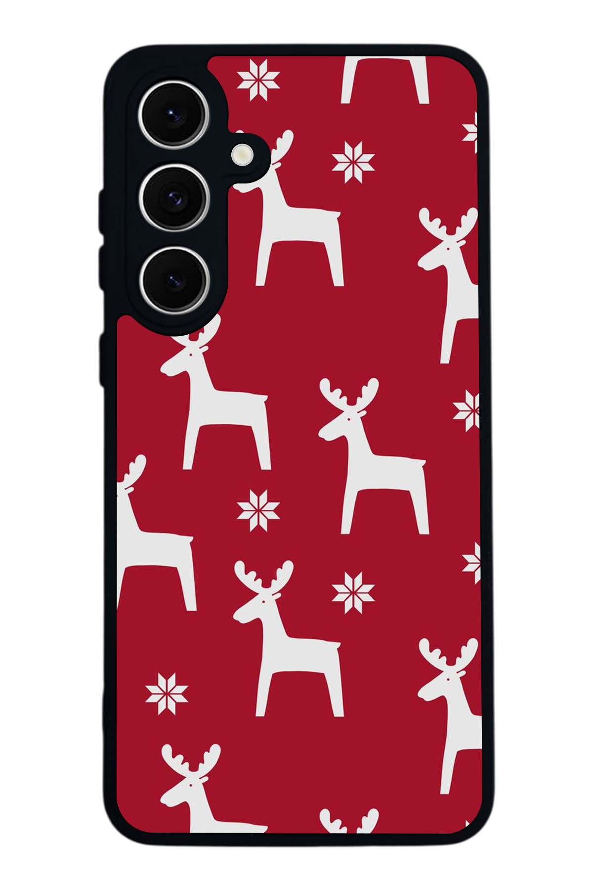 Samsung Galaxy S24 FE Uyumlu Yilbasi Christmas Tasarımlı Glossy Premium Kılıf