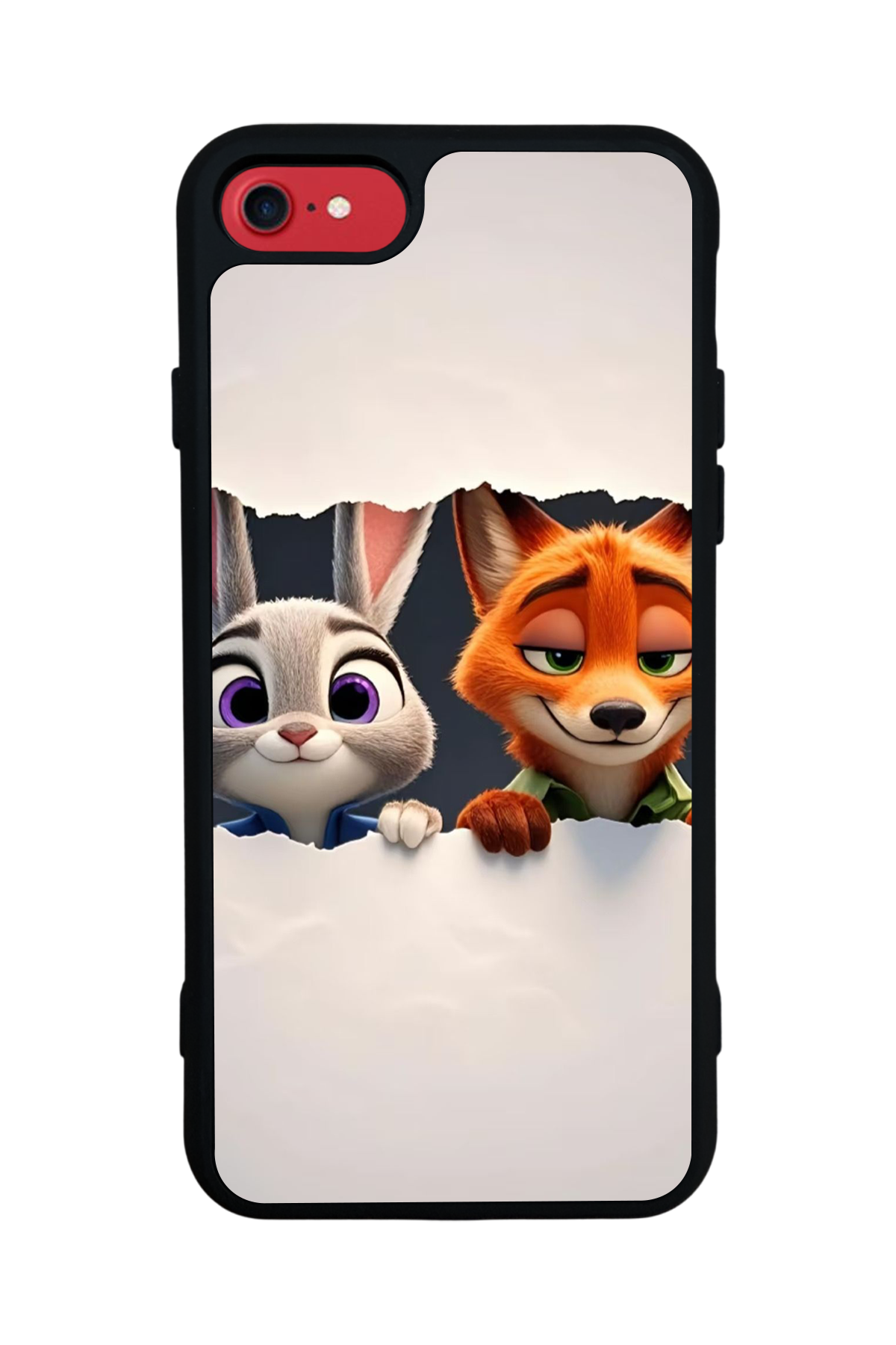 iPhone SE Uyumlu Zootropolis Tasarımlı Glossy Premium Kılıf