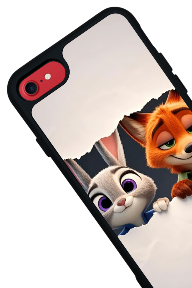 iPhone SE Uyumlu Zootropolis Tasarımlı Glossy Premium Kılıf