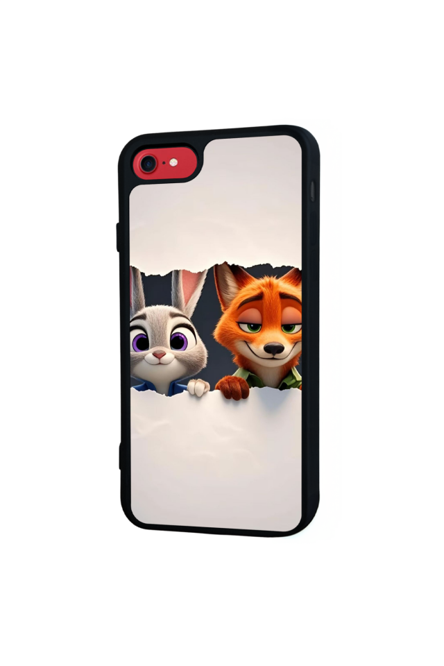 iPhone SE Uyumlu Zootropolis Tasarımlı Glossy Premium Kılıf