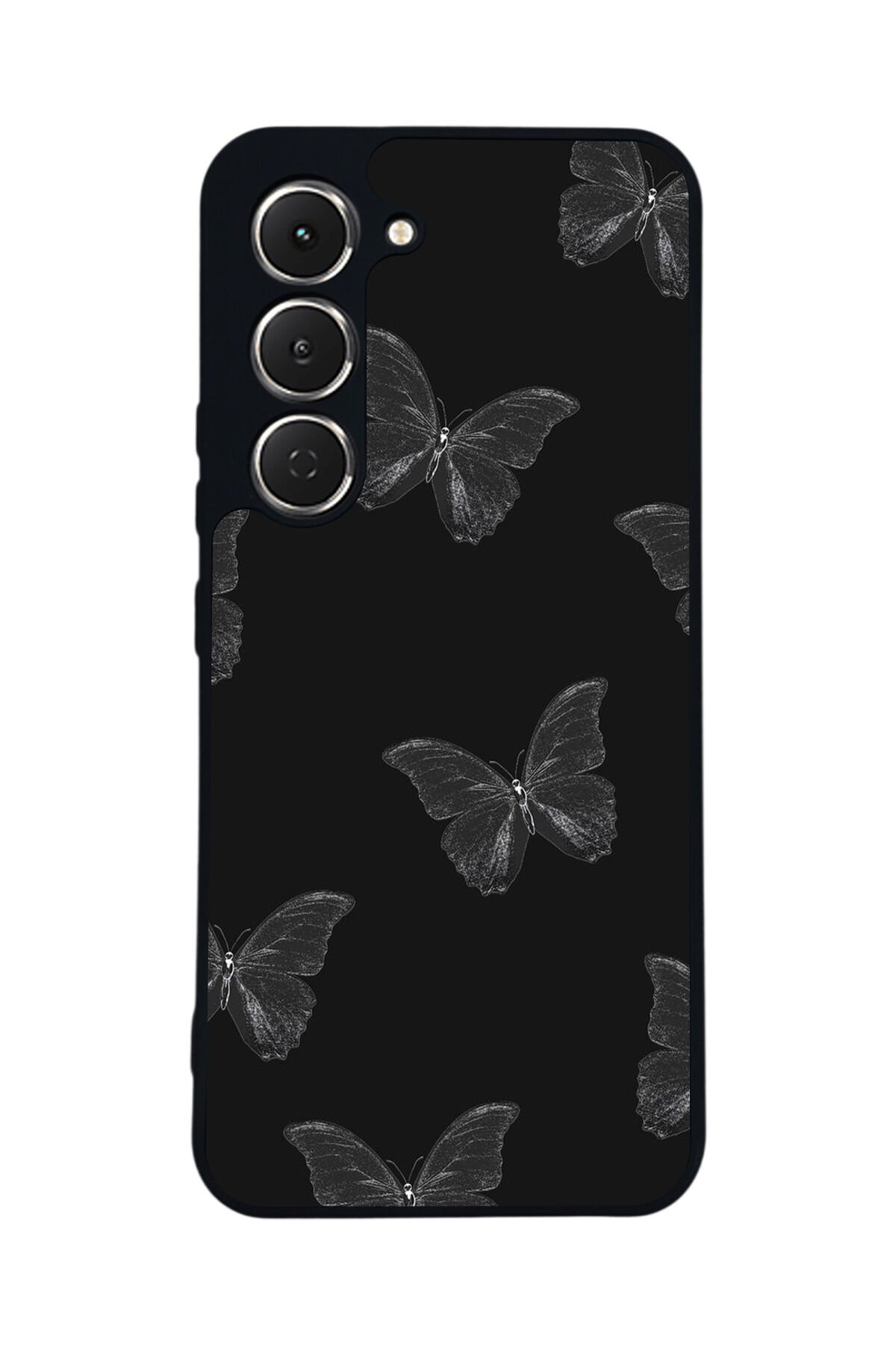 Tecno Spark 40 Pro Uyumlu Kelebek Tasarımlı Glossy Premium Kılıf