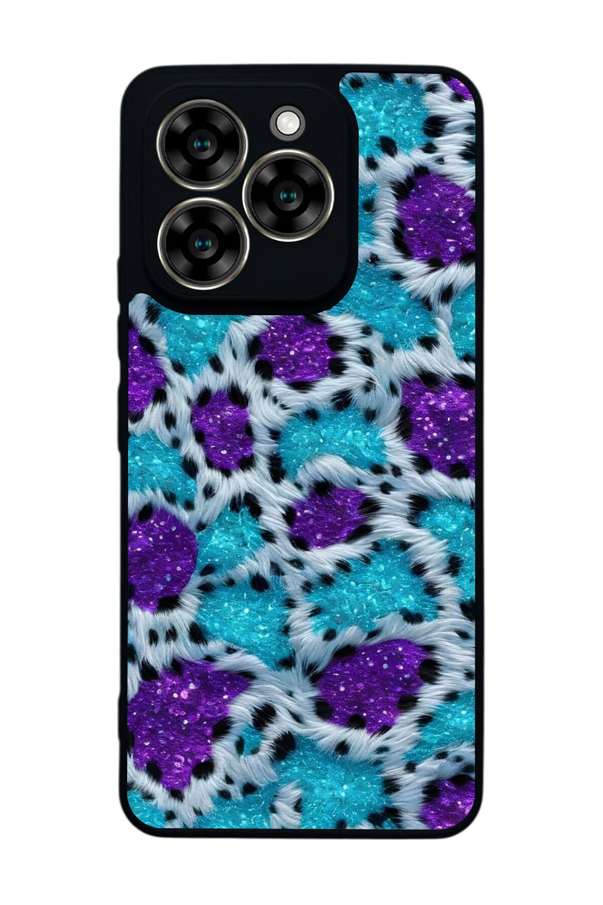 Reeder S919 Uyumlu Hologram Leopar Tasarımlı Glossy Premium Kılıf