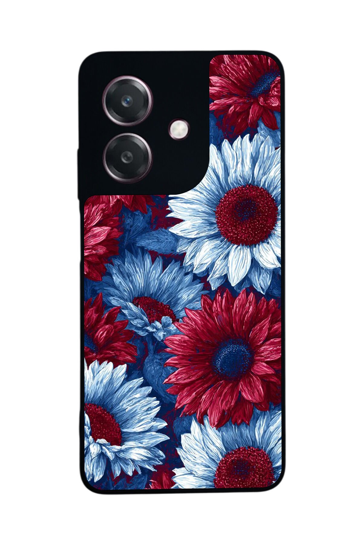 Oppo A3 5G Uyumlu Cicek Tasarımlı Glossy Premium Kılıf