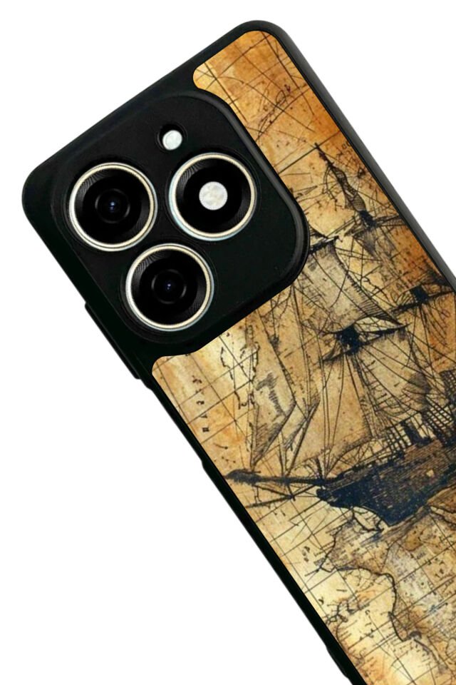 Tecno Spark 20/20C Uyumlu Korsan Tasarımlı Glossy Premium Kılıf