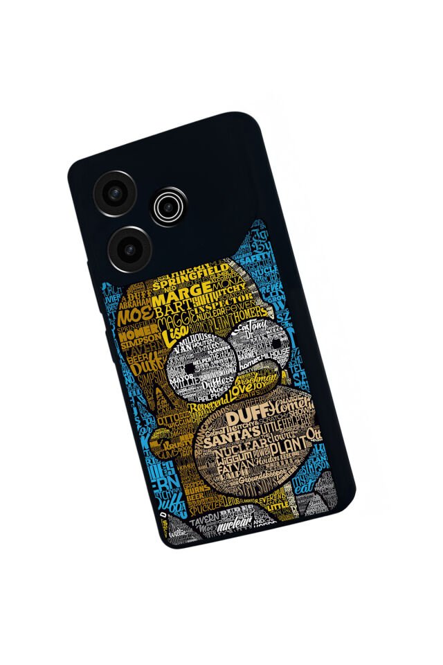 Tecno Pova 6 Uyumlu The Simpsons Tasarımlı Glossy Premium Kılıf