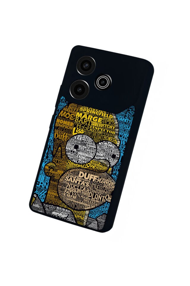 Tecno Pova 6 Uyumlu The Simpsons Tasarımlı Glossy Premium Kılıf