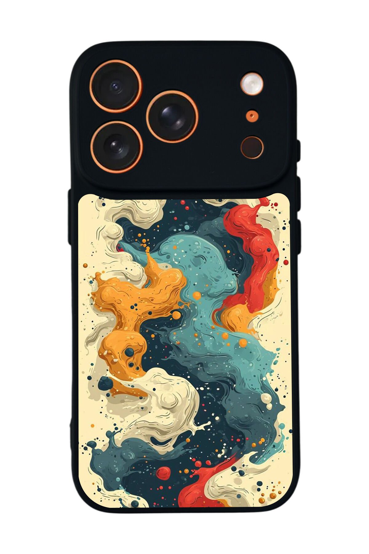 iPhone 17 Pro Max Uyumlu Abstract Tasarımlı Glossy Premium Kılıf