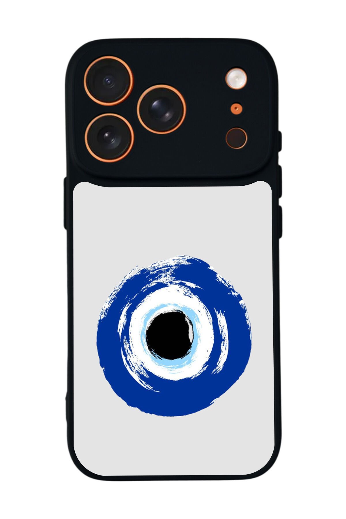 iPhone 17 Pro Max Uyumlu Nazar Tasarımlı Glossy Premium Kılıf