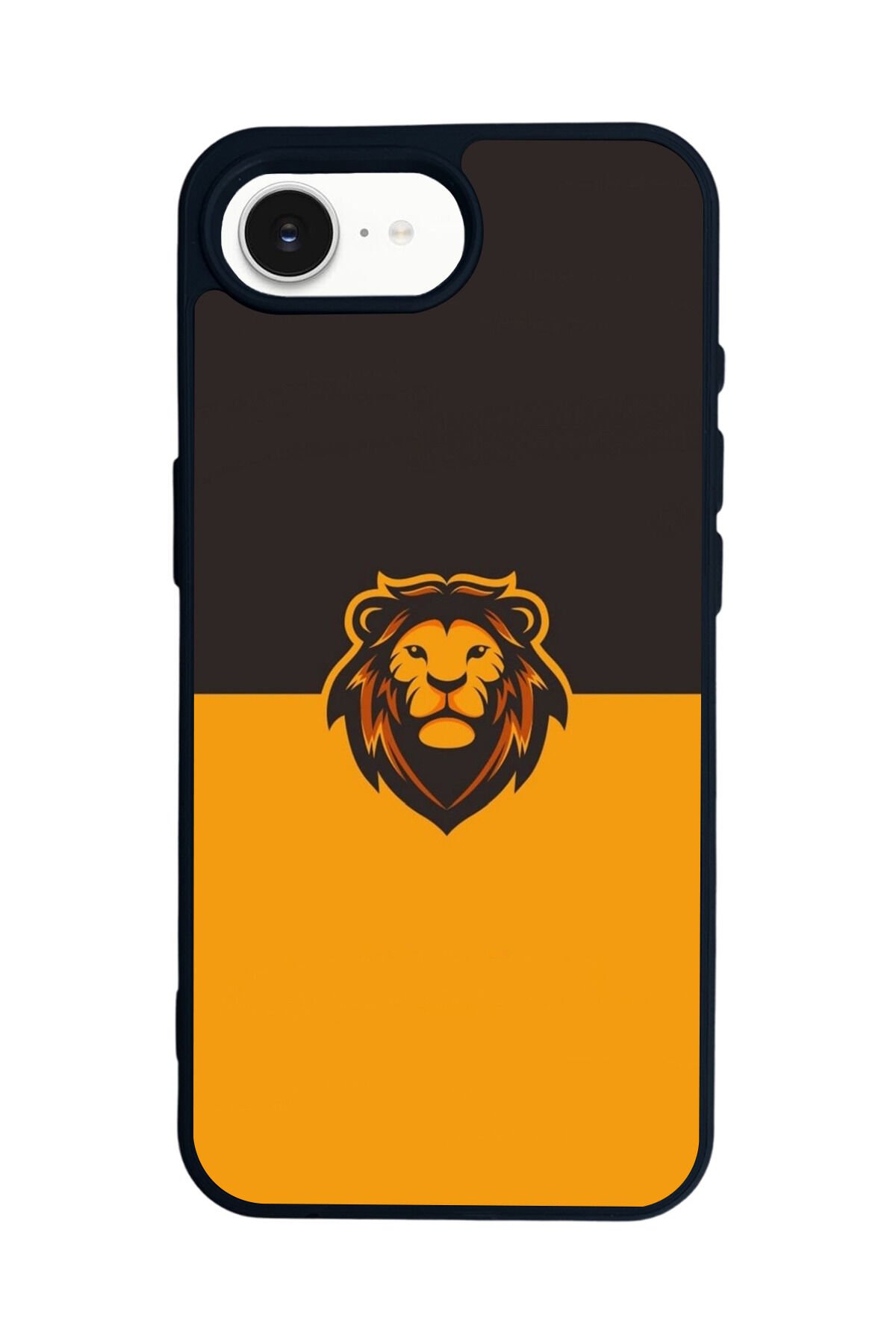 iPhone 16E Uyumlu Aslan Tasarımlı Glossy Premium Kılıf