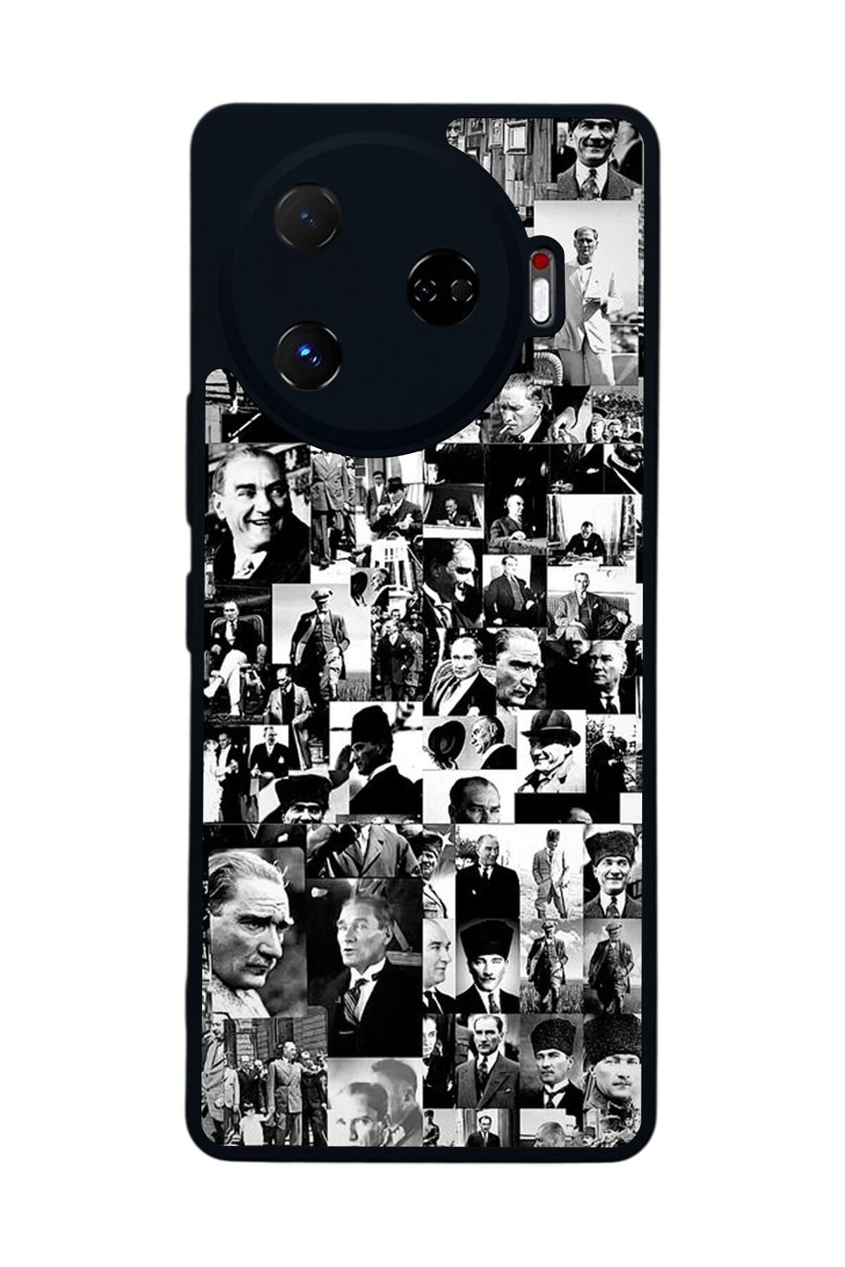 Tecno Camon 30 Pro Uyumlu Mustafa Kemal Ataturk Tasarımlı Glossy Premium Kılıf