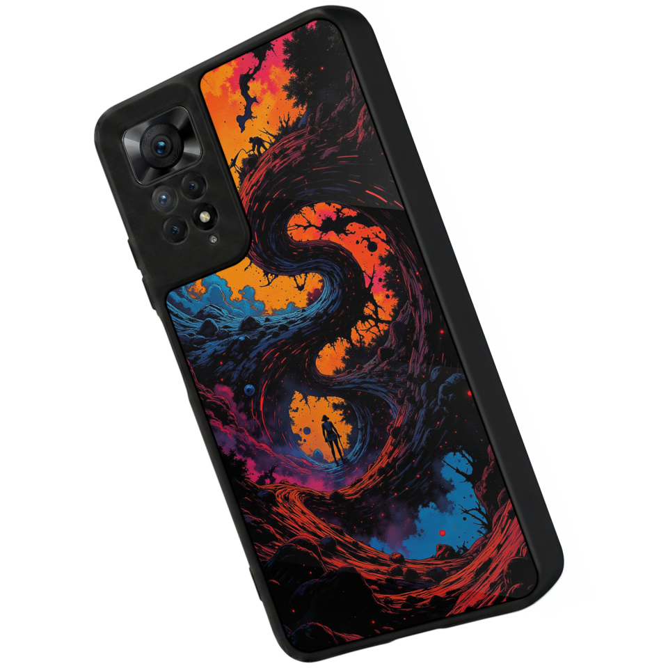 Xiaomi Redmi Note 12 Pro Uyumlu Abstract Tasarımlı Glossy Premium Kılıf