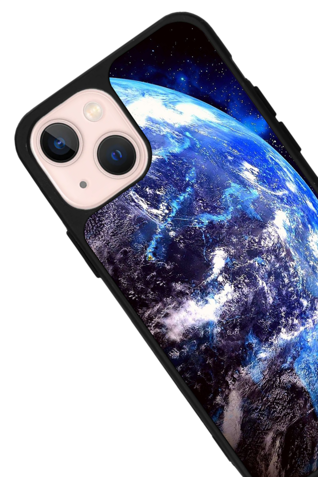 iPhone 15 Uyumlu Ay Tasarımlı Glossy Premium Kılıf