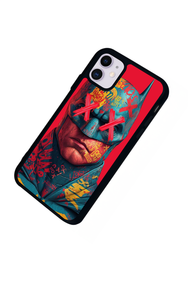 iPhone 11 Uyumlu Batman Tasarımlı Glossy Premium Kılıf