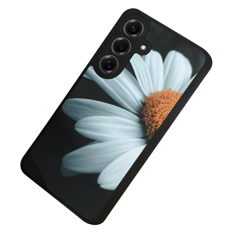 Samsung Galaxy S25 Uyumlu Cicek Tasarımlı Glossy Premium Kılıf