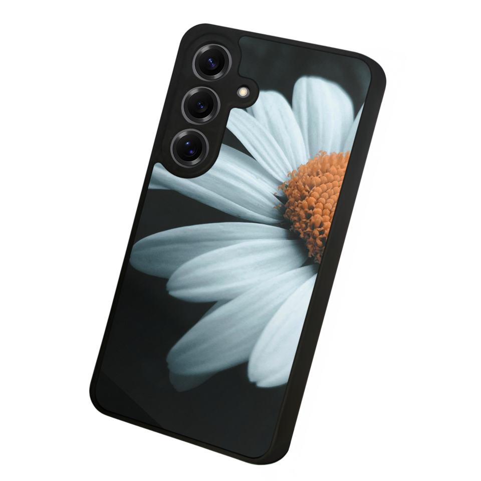 Samsung Galaxy S25 Uyumlu Cicek Tasarımlı Glossy Premium Kılıf