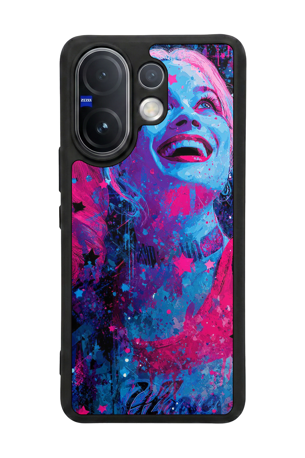 Vivo V60 Uyumlu HarleyQueen Tasarımlı Glossy Premium Kılıf