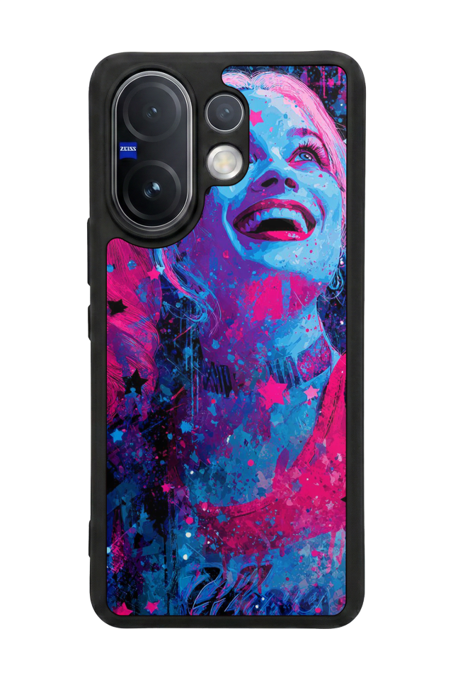 Vivo V60 Uyumlu HarleyQueen Tasarımlı Glossy Premium Kılıf