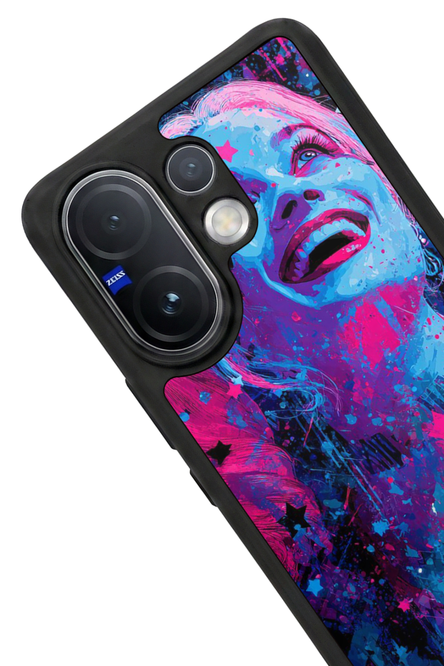 Vivo V60 Uyumlu HarleyQueen Tasarımlı Glossy Premium Kılıf