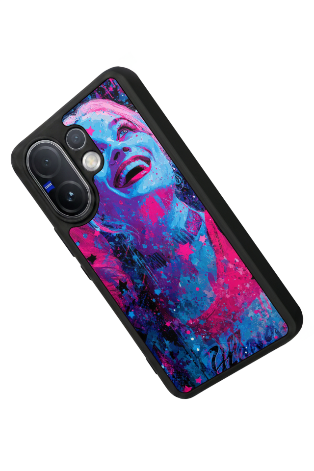 Vivo V60 Uyumlu HarleyQueen Tasarımlı Glossy Premium Kılıf