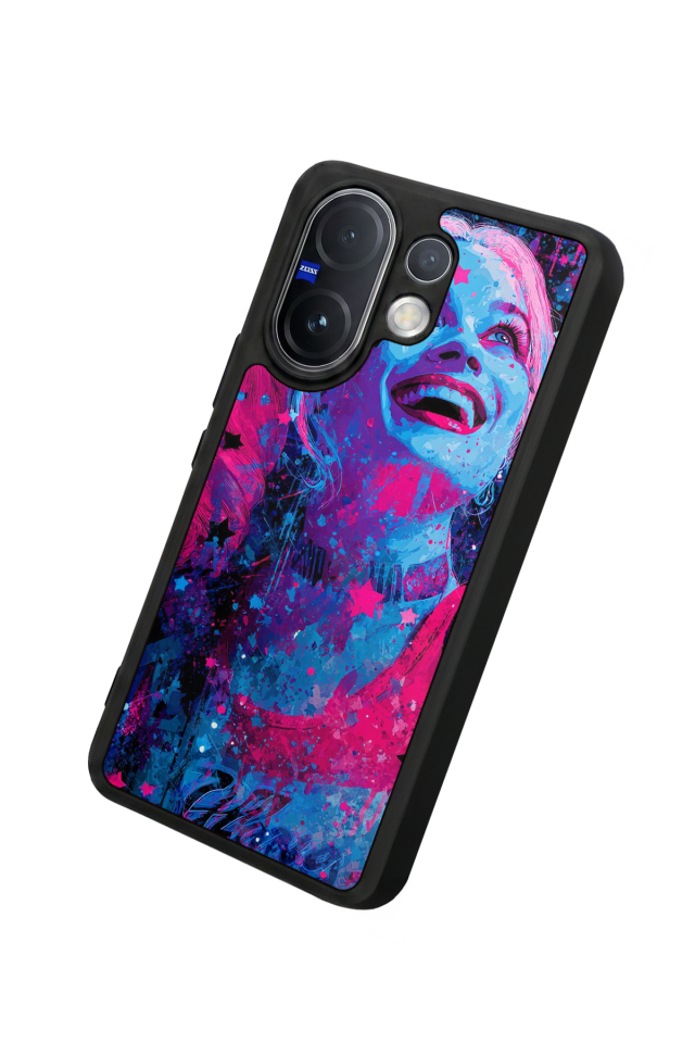 Vivo V60 Uyumlu HarleyQueen Tasarımlı Glossy Premium Kılıf