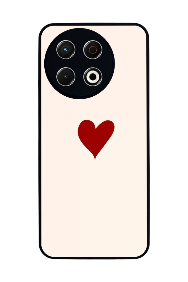 Tecno Spark 30 Pro Uyumlu Kalp Love Tasarımlı Glossy Premium Kılıf