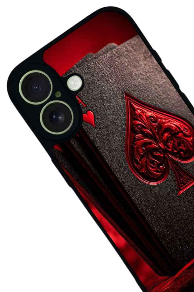 iPhone 17 Uyumlu Kart Tasarımlı Glossy Premium Kılıf
