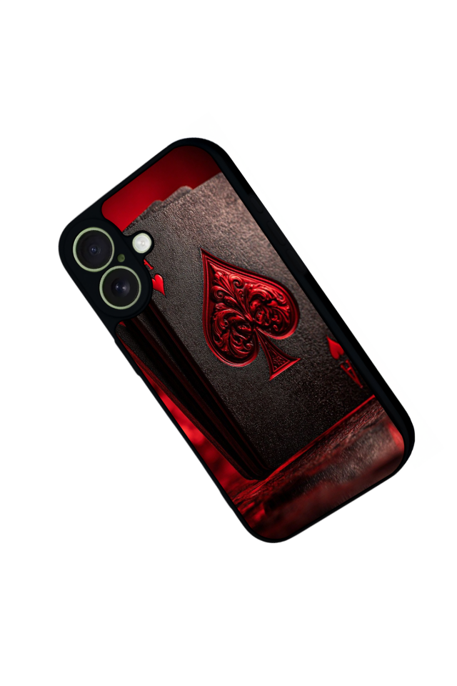 iPhone 17 Uyumlu Kart Tasarımlı Glossy Premium Kılıf