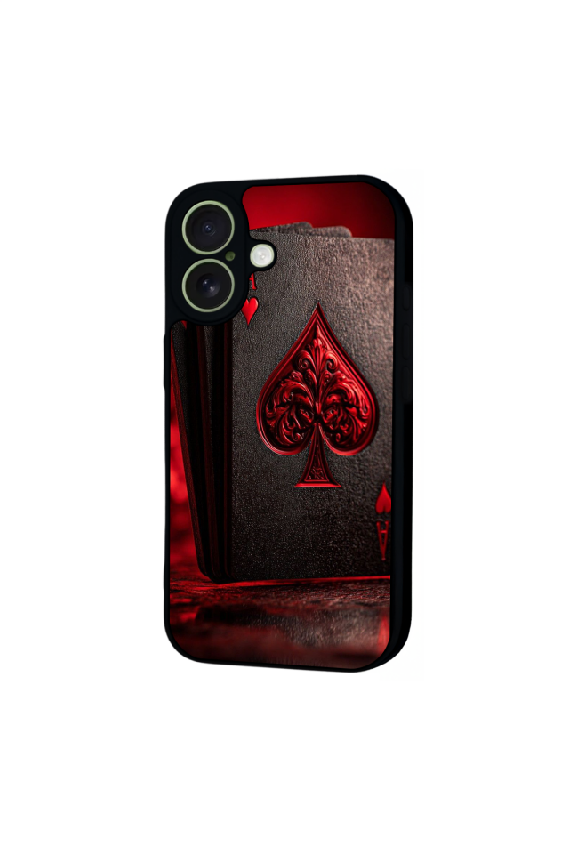 iPhone 17 Uyumlu Kart Tasarımlı Glossy Premium Kılıf
