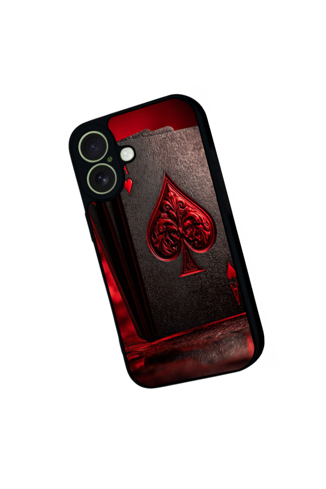 iPhone 17 Uyumlu Kart Tasarımlı Glossy Premium Kılıf