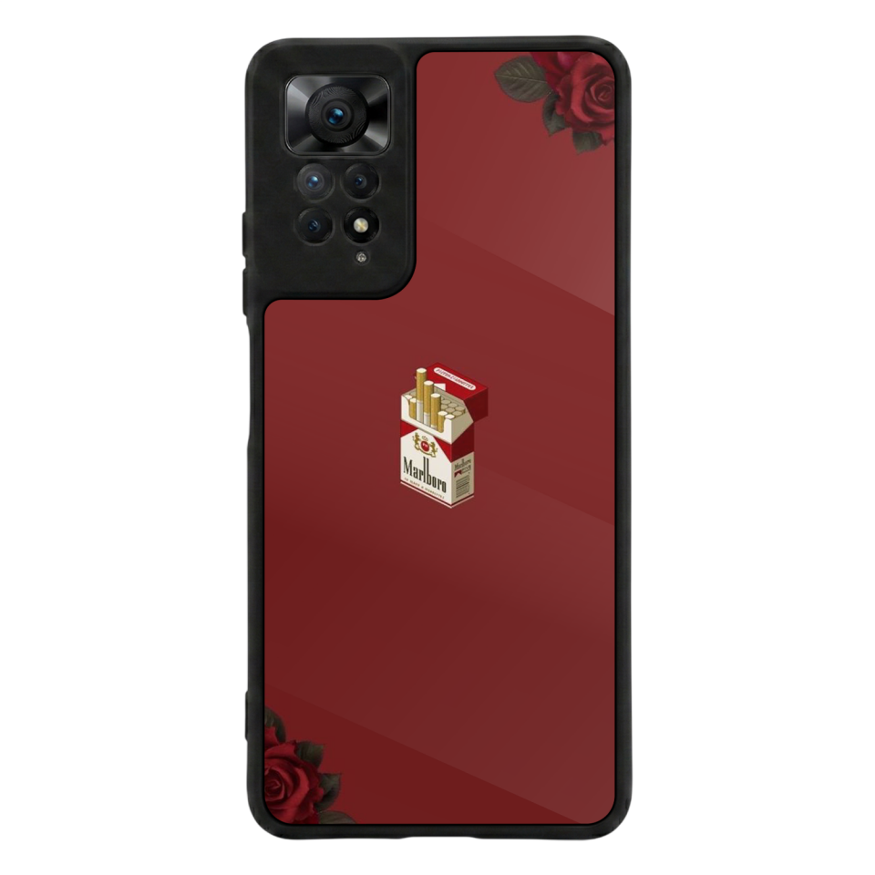 Xiaomi Redmi Note 11 Pro Uyumlu Kirmizi Tasarımlı Glossy Premium Kılıf