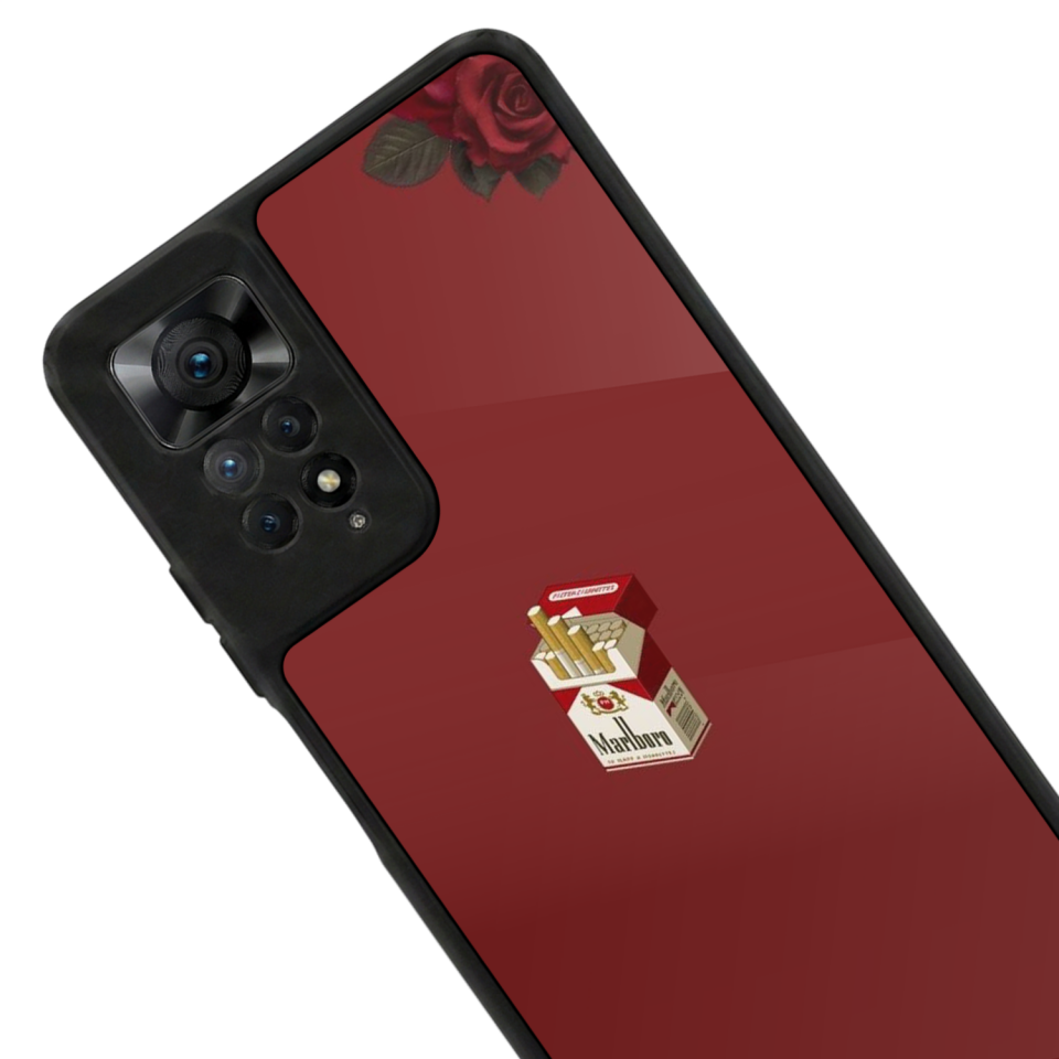 Xiaomi Redmi Note 11 Pro Uyumlu Kirmizi Tasarımlı Glossy Premium Kılıf