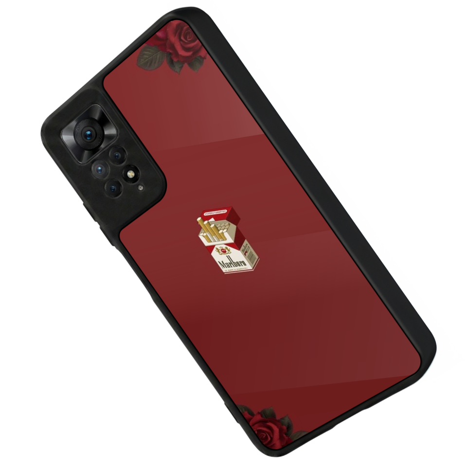 Xiaomi Redmi Note 11 Pro Uyumlu Kirmizi Tasarımlı Glossy Premium Kılıf