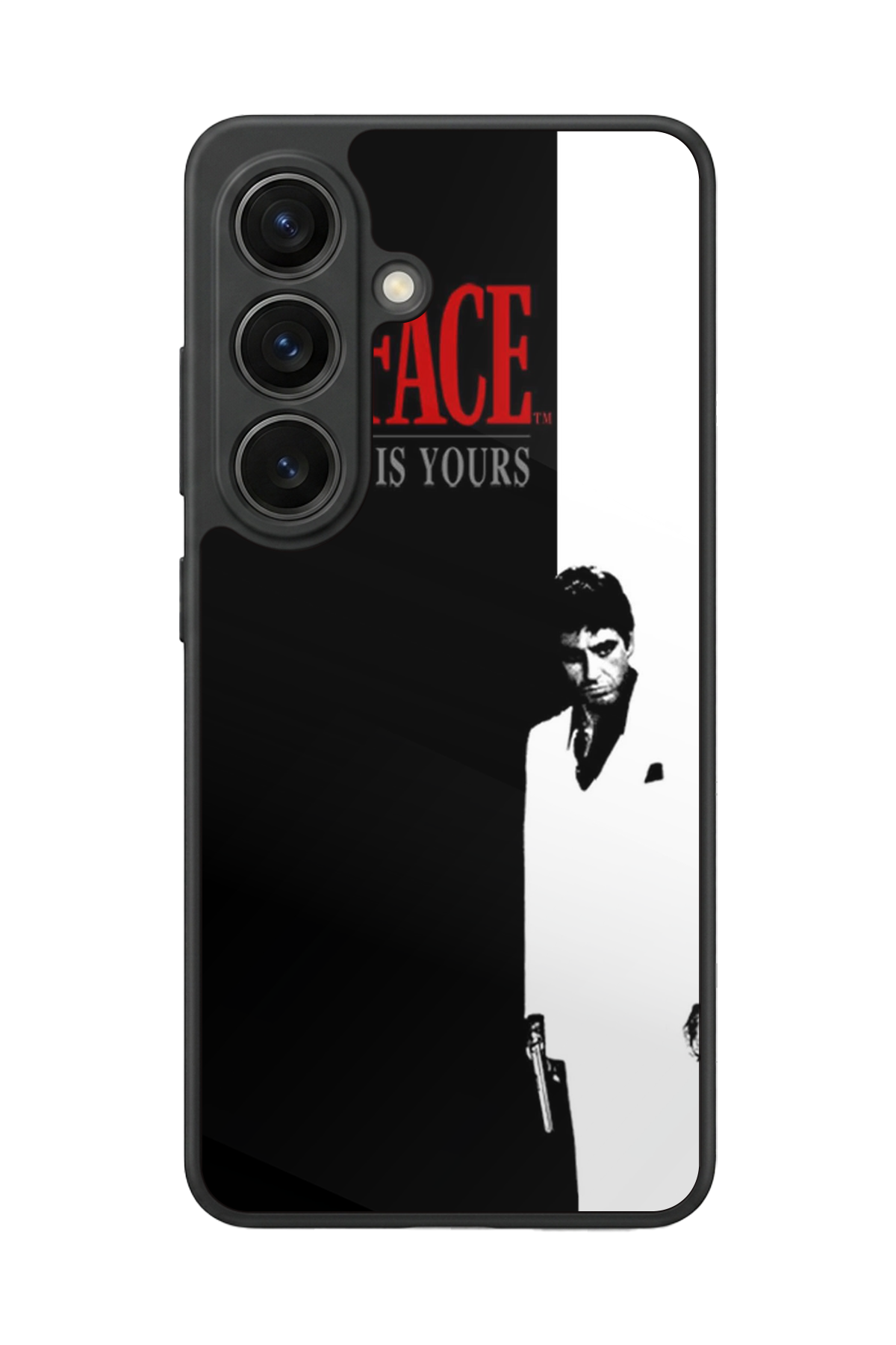 Samsung Galaxy S26 Uyumlu Scarface Tasarımlı Glossy Premium Kılıf