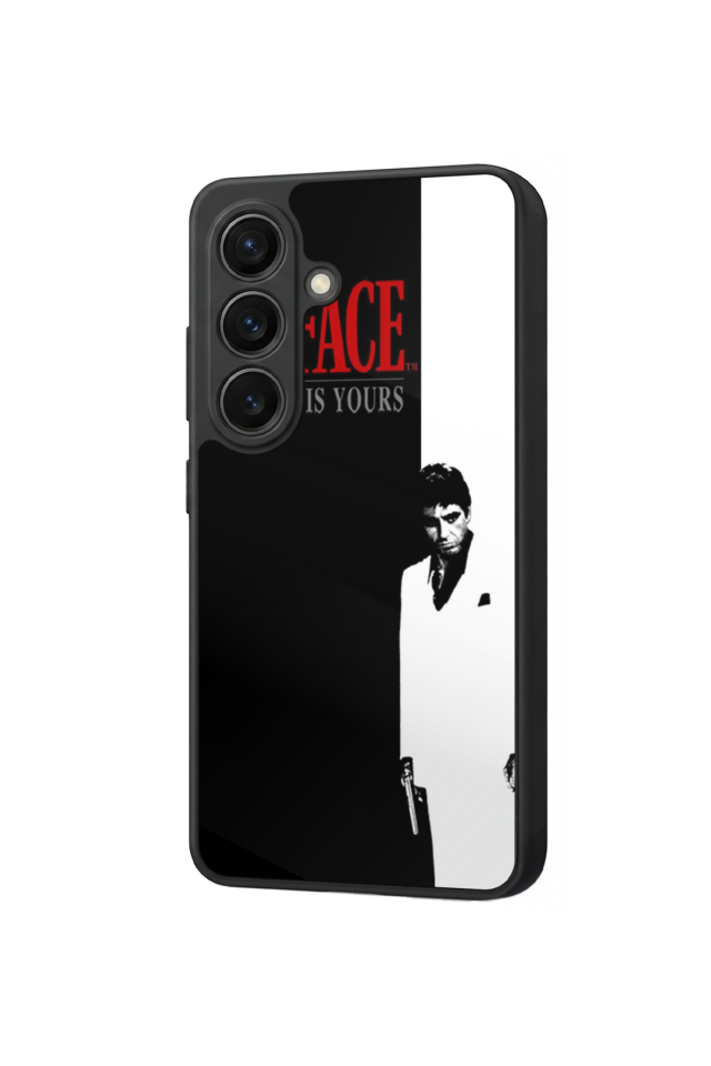 Samsung Galaxy S26 Uyumlu Scarface Tasarımlı Glossy Premium Kılıf