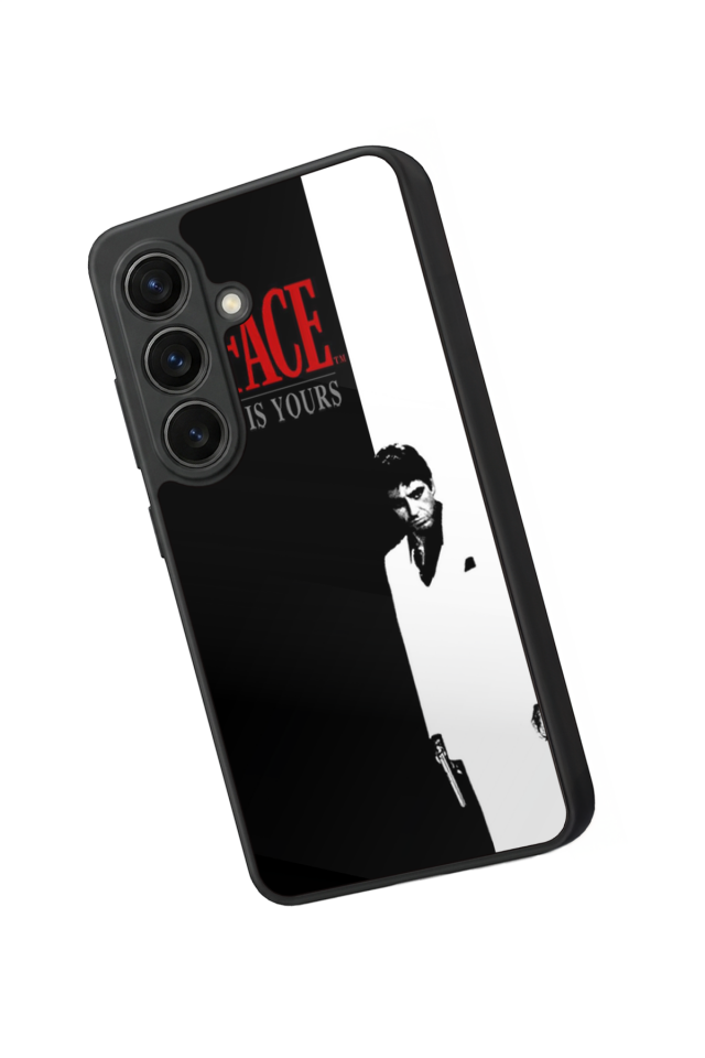 Samsung Galaxy S26 Uyumlu Scarface Tasarımlı Glossy Premium Kılıf