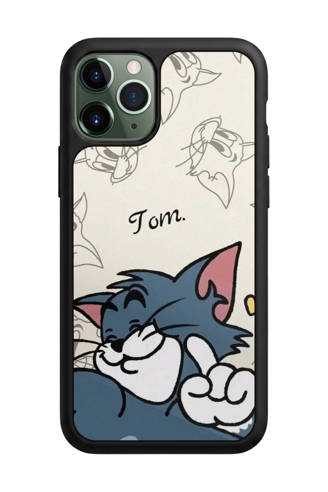 iPhone 11 Pro Uyumlu Tom And Jerry Tasarımlı Glossy Premium Kılıf
